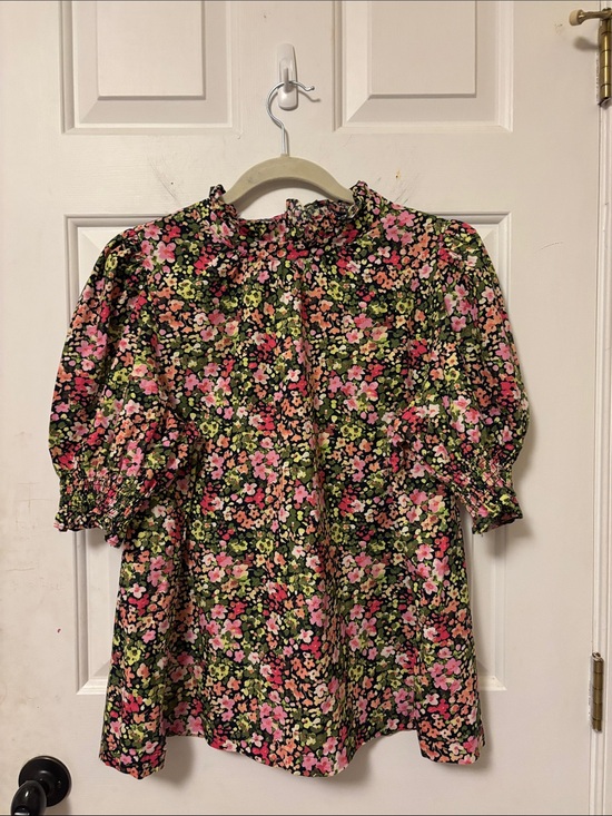 crown & ivy Tops - Crown & Ivy Floral Blouse Cottagecore Size XL Extra Large